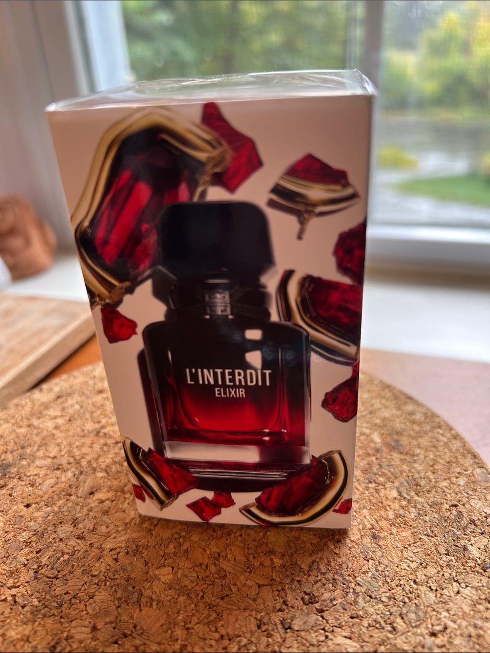 Givenchy L'Interdit Elixir Women's Fragrance - Deep Red and Black Bottle